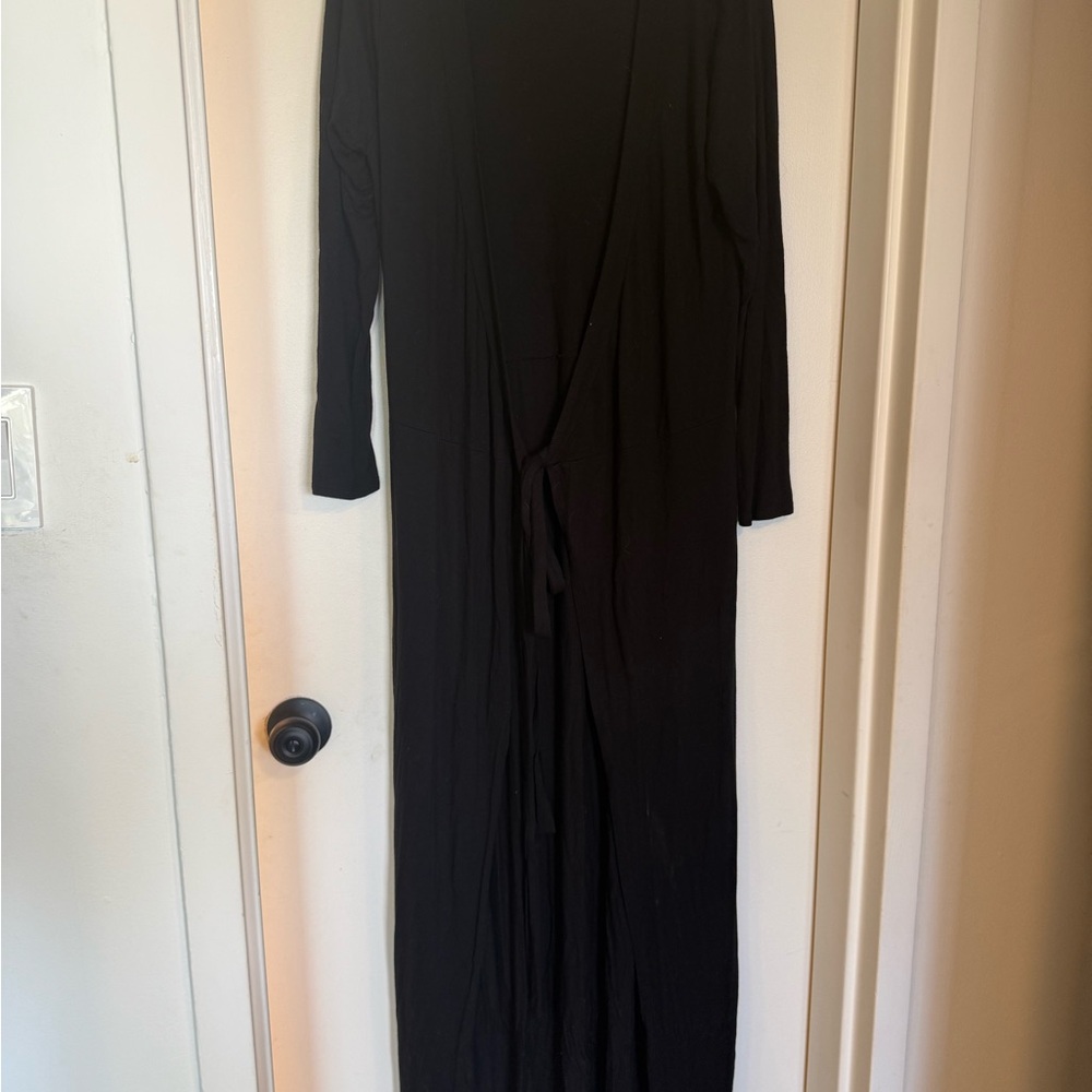 Elegant Black Duster